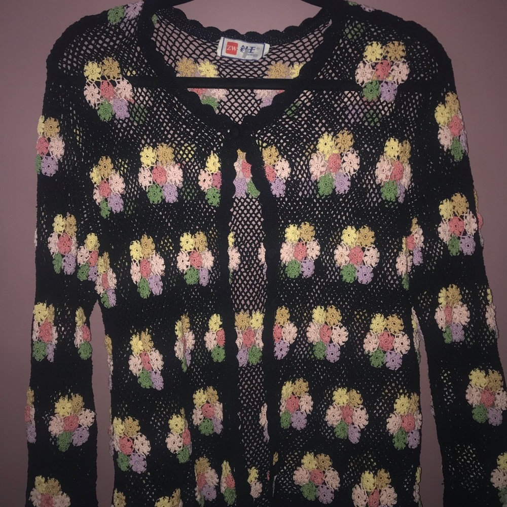Vintage crochet cardigan